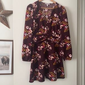 Floral Long Sleeve Dress